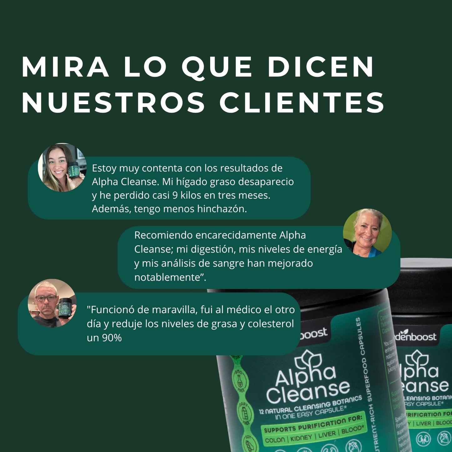 AlphaCleanse superalimento – Reducotr de peso & Detox Hepático