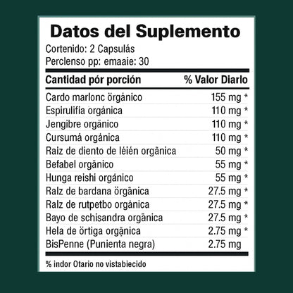 AlphaCleanse superalimento – Reducotr de peso & Detox Hepático