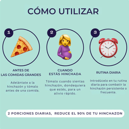 Wild Dose - tu dosis probiotica para la hinchazón y el mal estar.