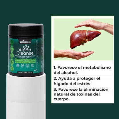 AlphaCleanse superalimento – Reducotr de peso & Detox Hepático