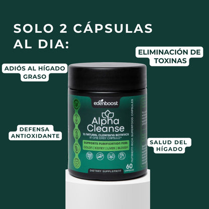 AlphaCleanse superalimento – Reducotr de peso & Detox Hepático