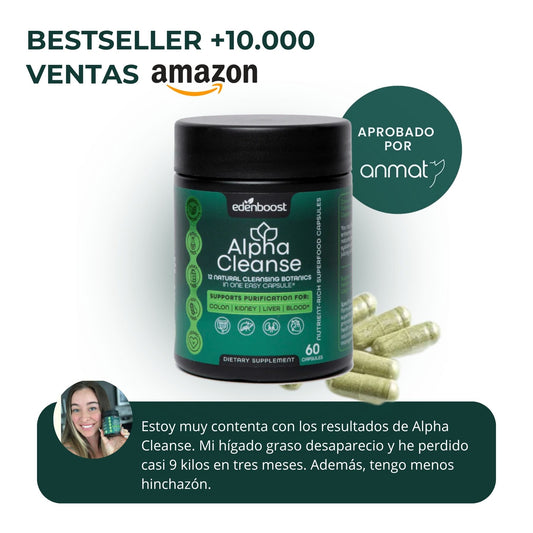 AlphaCleanse superalimento – Reducotr de peso & Detox Hepático
