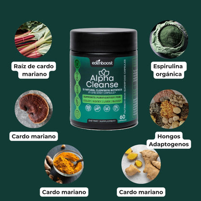 AlphaCleanse superalimento – Reducotr de peso & Detox Hepático